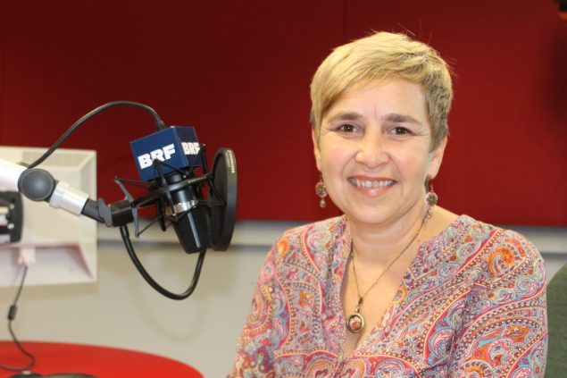 Gaby Offermann, Moderatorin von Glaube und Kirche (Foto: Renate Ducomble, BRF)