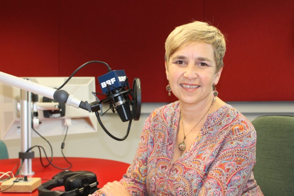 Gaby Offermann, Moderatorin von Glaube Kirche Leben (Foto: Renate Ducomble, BRF)
