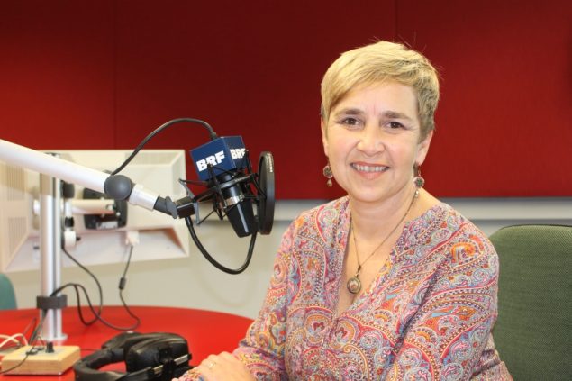 Gaby Offermann, Moderatorin von Glaube und Kirche (Foto: Renate Ducomble, BRF)