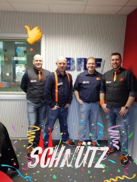 Die Kölsch-Coverband Schnütz von Kenehemo ist die Nummer eins der regionalen Interpreten (Foto: Jean Wertz, BRF)