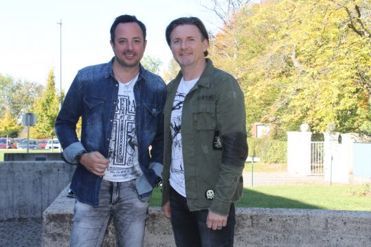 Herztattoo: Wolfgang Nadrag (li.) und Christian Zach stellen ihr Debütalbum vor