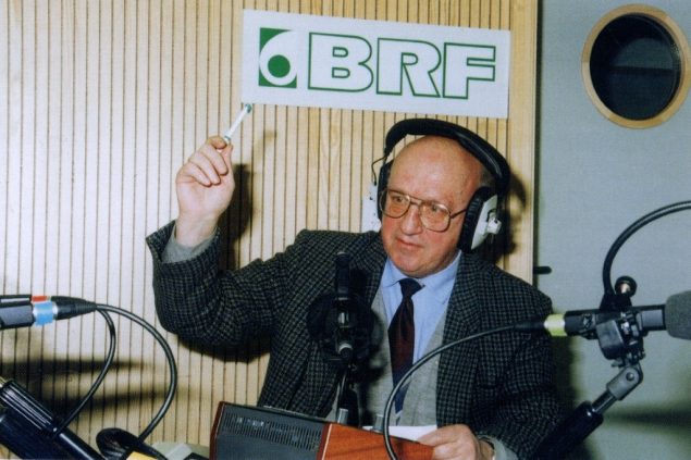 Pionier der BRF-Mundartsendungen Kurt Fagnoul (Archivfoto BRF 1999)