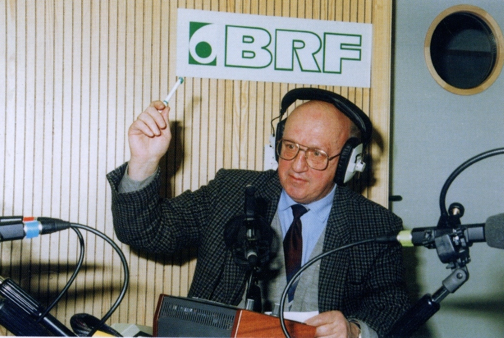 Pionier der BRF-Mundartsendungen Kurt Fagnoul (Archivfoto BRF 1999)