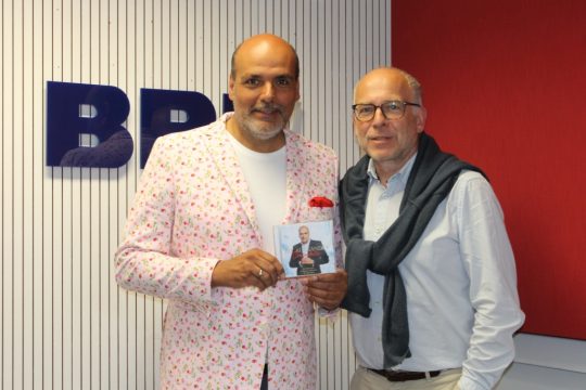 Jay Alexander mit Horst Senker