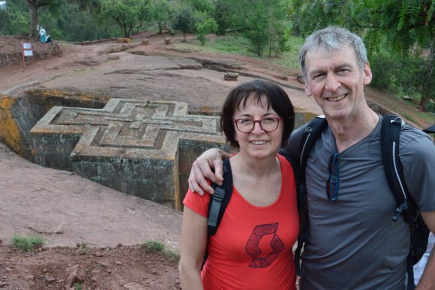 Sylvie und Rainer Meyer aus Schönberg in Äthiopien (Bild: privat)