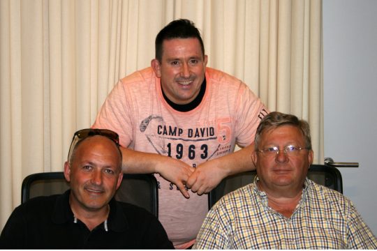 Eric Fonk, Pascal Gangolf und René Hartman (Bild: privat)