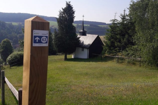 Knotenpunktesystem für Wanderwege in Ostbelgien (Bild: privat)