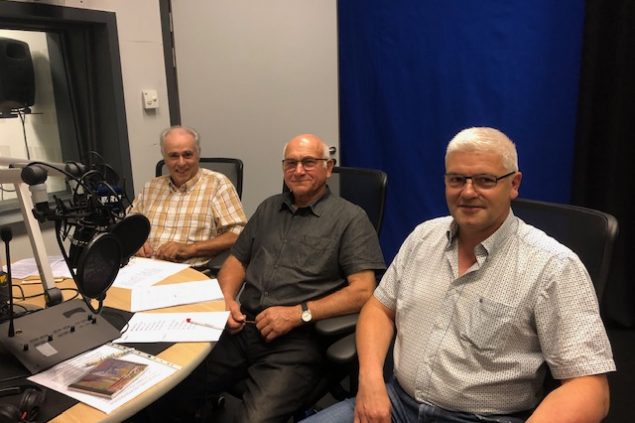 Von links: W. Plumacher, N. Krings und M. Brever (Foto M. Marquet)