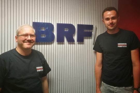 Serge Schmets und Kevin Bindels (Bild: Marc Hamel/BRF)