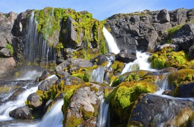 Island, Eskifjordur Wasserfall