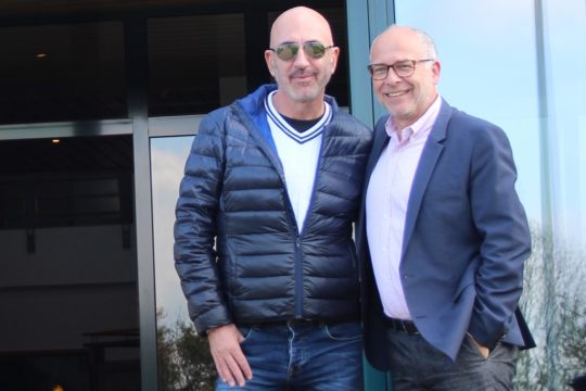 Serhat mit BRF2 Moderator Horst Senker