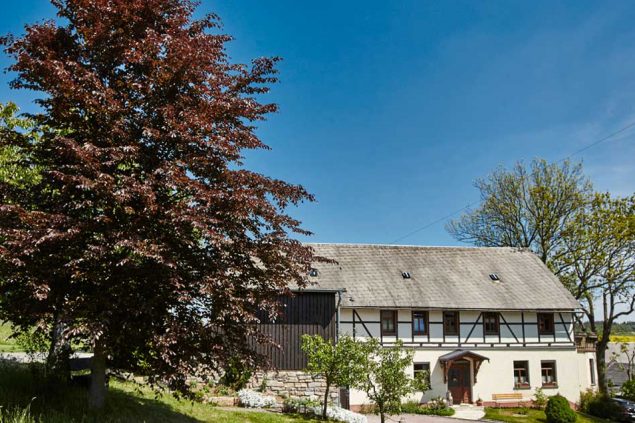 Berghof in der Sonne