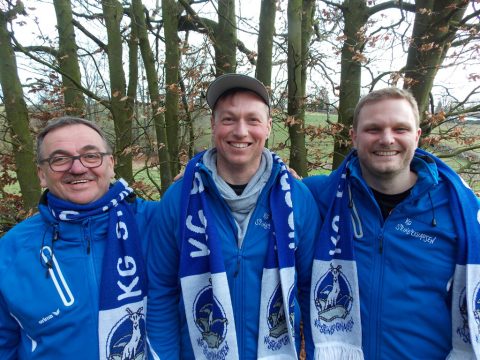 Klaus Stoffels, Dany Wolff und Kenny Hepp von der KG Hünningen (Bild: privat)
