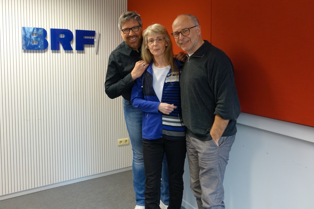 Christian Lais mit BRF-Clubleiterin Liliane Sterck und Horst Senker (Foto: BRF)