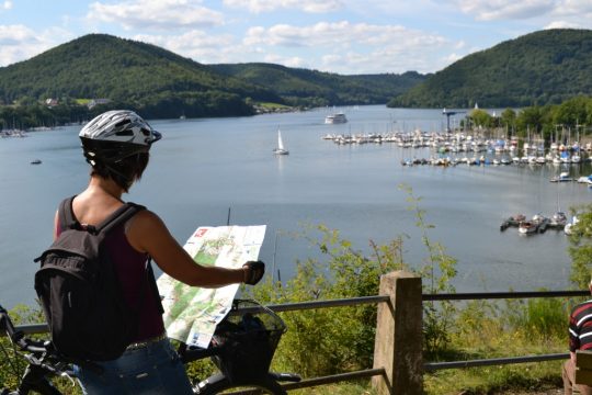 Radfahren am Edersee