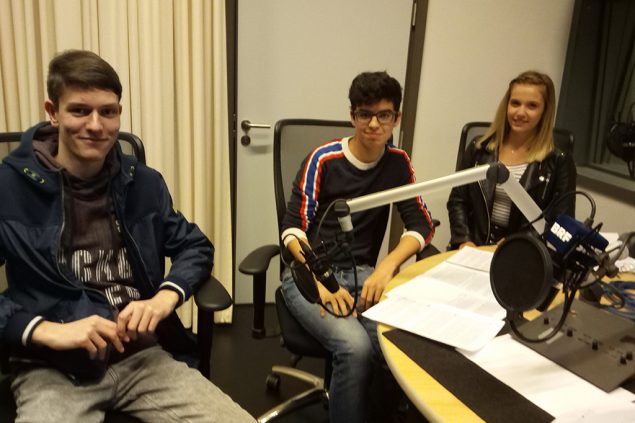 Tobias Schür, Nils Müller und Mariah Leyens