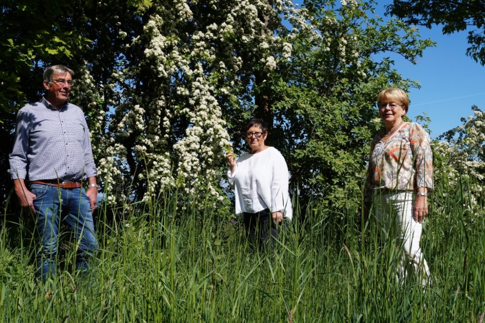 Das Raerener Mundartteam vlnr René Chaineux, Dorith Scheiff und Marion Schumacher (Foto privat)