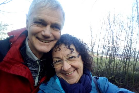 Werner Weber, Mitarbeiter bei "Mut und Zuversicht", hier mit Frau Brigitta (Foto: privat)