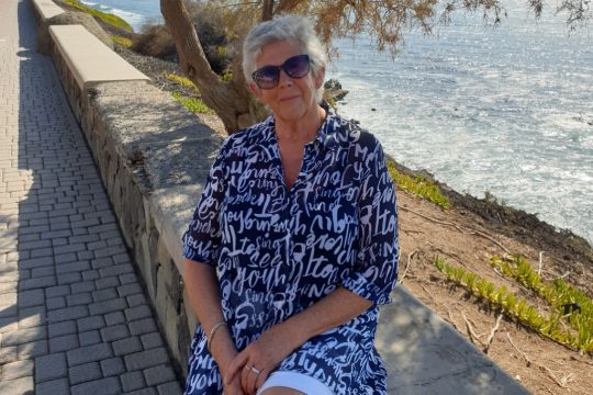 Bertine Drösch im Urlaub (Bild: privat)