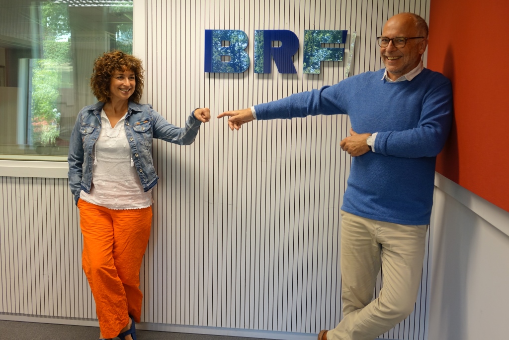 Isabel Varell und Horst Senker (Foto: BRF 2020)