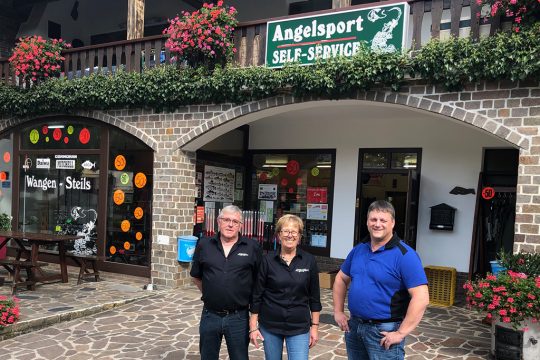 Francis und Irma Wangen-Steils mit Didier Lejeune