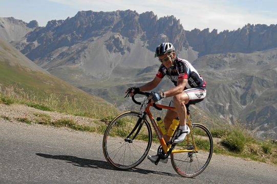 Erich Hönen auf dem Col du Galibier (Bild: privat)