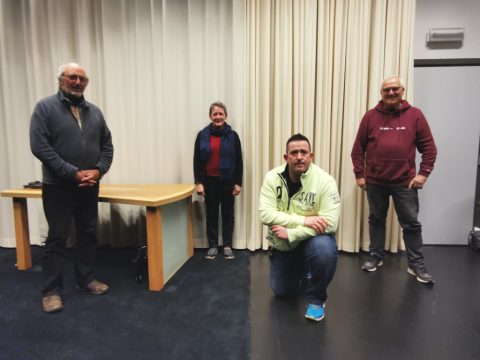 Von links nach rechts: Klaus-Dieter Klauser, Anny Mathey, Pascal Gangolf und Lorenz Paasch (Bild: Privat)