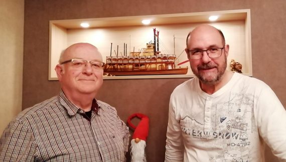 Siegfried Kever (l.) und Georges Voell