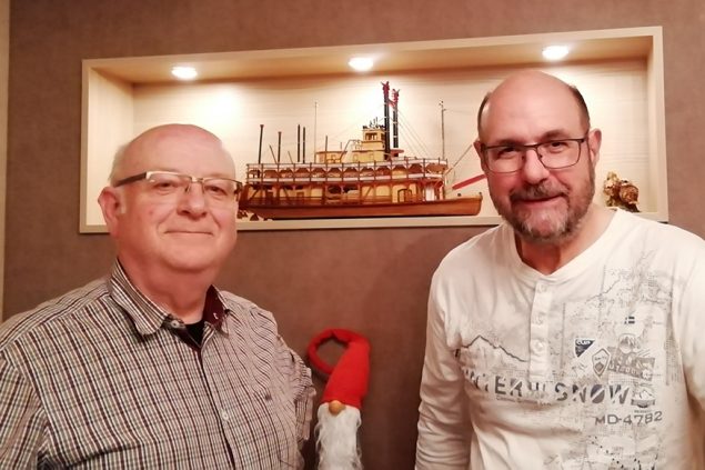Siegfried Kever (l.) und Georges Voell (Bild: privat)