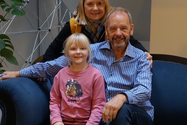 Angelika Wiedl, Uwe Erhardt und Tochter Gina