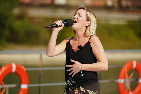 Stacy Kohnen bei DSDS (Foto: TV Now/Stefan Gregorowius)