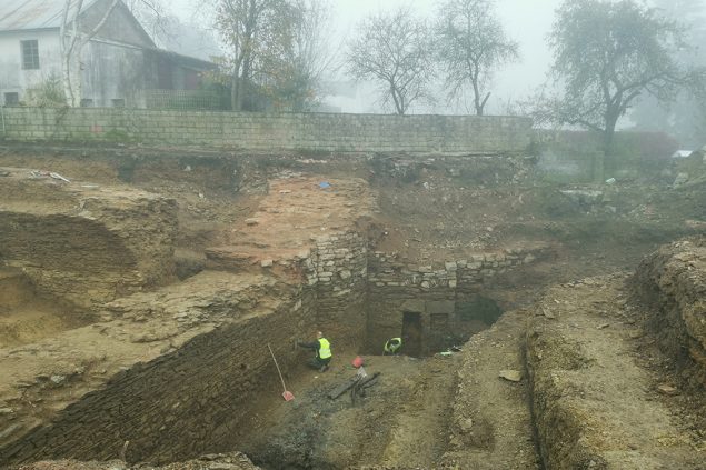 Archäologische Ausgrabungen "Zur Burg" in St. Vith (Bild: Raffaela Schaus/BRF)