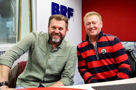 De Boore Kurt Schoger und Kalli Lips stellen das neue Album vor