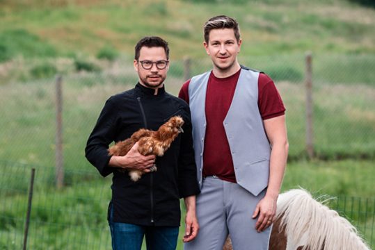 Gregory Willems (l.) und Silvan Brandt vom Restaurant "Appart Culinaire"