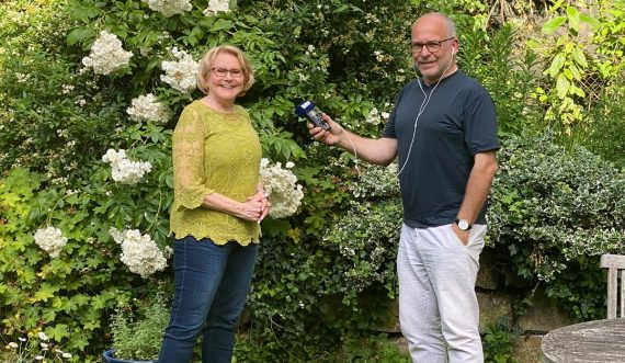 Garteninterview: Peggy March und Horst Senker (Bild: Depro/Gundi Deuker)