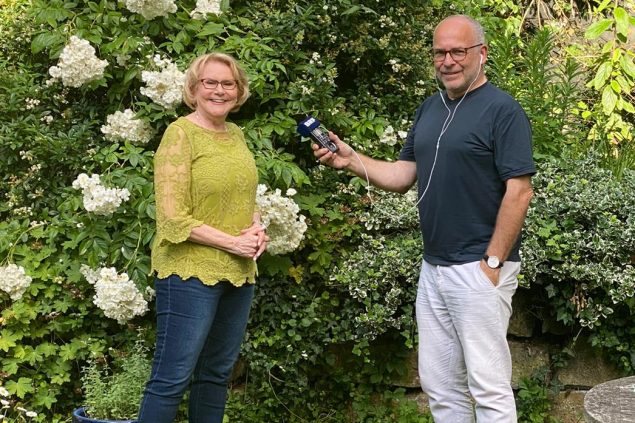 Garteninterview: Peggy March und Horst Senker (Bild: Depro/Gundi Deuker)