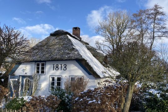 Warfthof Wollatz Winter Außenansicht