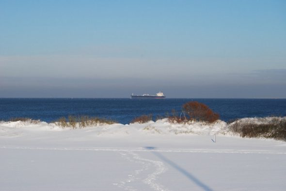 Küste im Winter