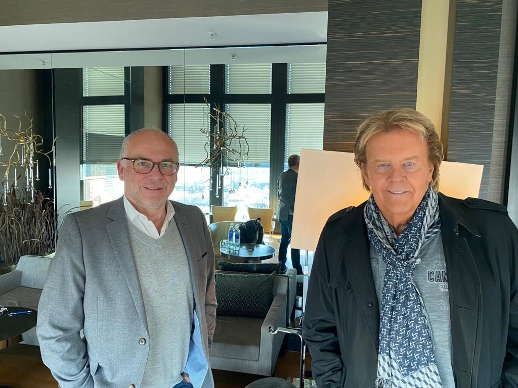 Horst Senker traf Howard Carpendale zum Interview in Düsseldorf
