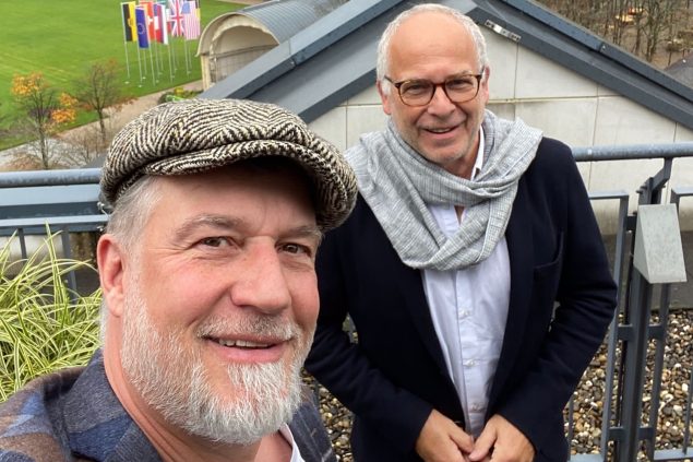 Horst Senker traf Marc Marshall in Baden-Baden