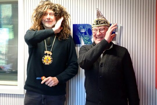 Guido Kalf und Studiogast Rudy Braun (Bild: privat)