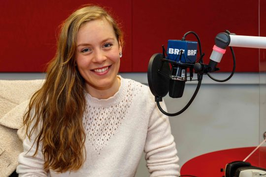 Jördis Tielsch im BRF2 Studio