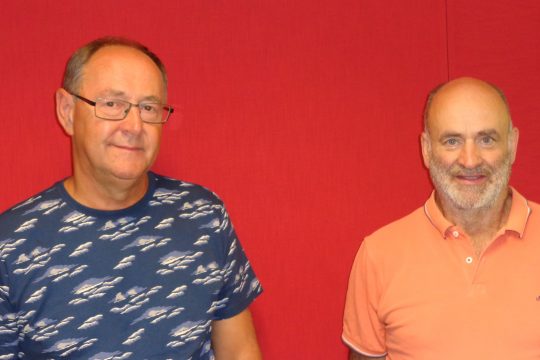 Studiogäste in Echo Nord: Herbert Langohr und Roger Voncken (Bild: Jean Wertz)