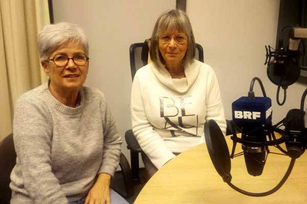 Bernadette Peters und Bernadette Hüwels von "Menschen für Menschen"