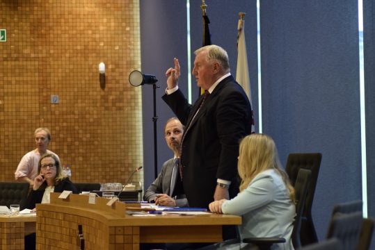Vereidigung von Karl-Heinz Lambertz im PDG 2019 (Bild: Stephan Pesch/BRF)