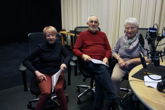 Marga Spoden (l.), Arthur Jodocy und Marianne Louges (Bild: privat)