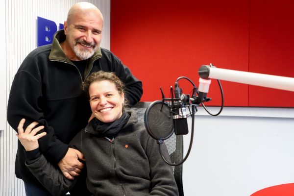 Vassil und Inga Svechtarov zu Gast bei BRF2 (Bild: Julien Claessen/BRF)