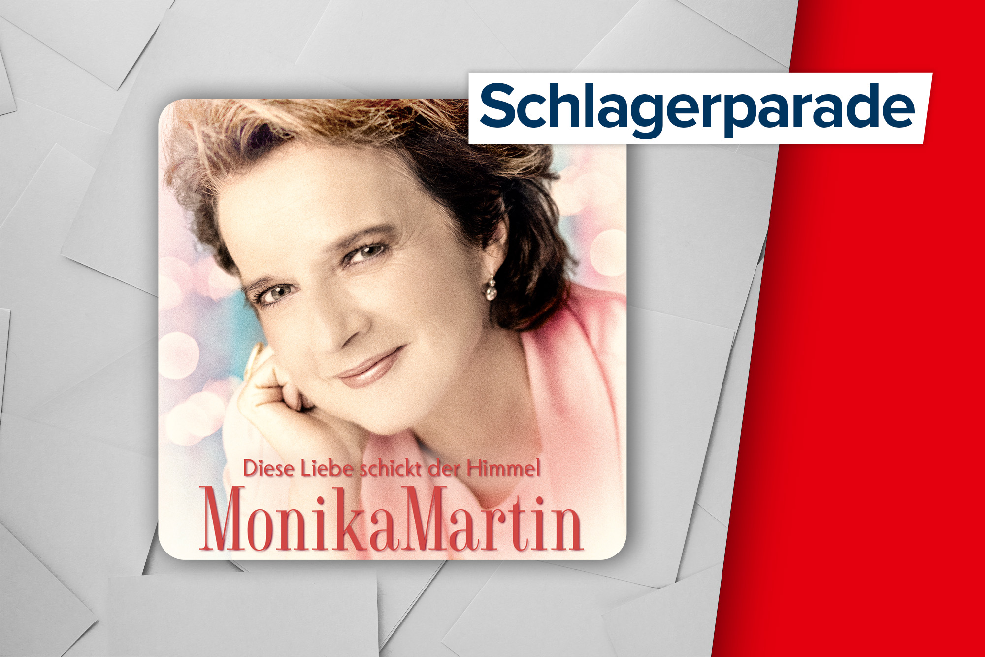 Monika Martin - Diese Liebe schickt der Himmel (Cover: Teleamo)