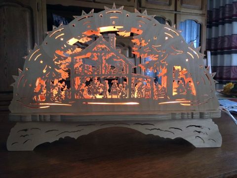 Laubsägearbeit von Robert Palm aus Krinkelt (Bild: privat)