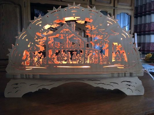 Laubsägearbeit von Robert Palm aus Krinkelt (Bild: privat)